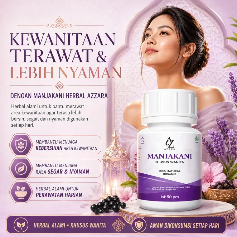 Kewanitaan terawat dan lebih nyaman dengan Manjakani Herbal Azzara