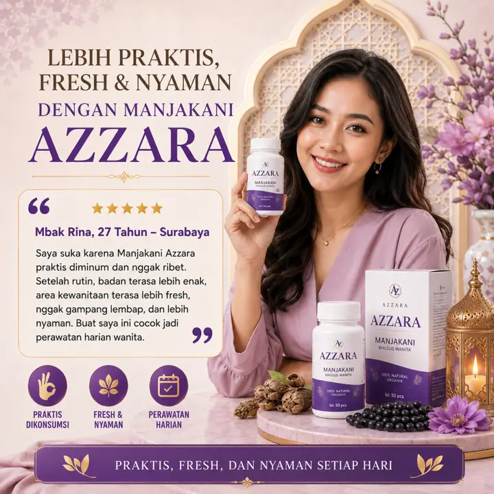 Testimoni Manjakani Azzara dari Mbak Rina, Surabaya